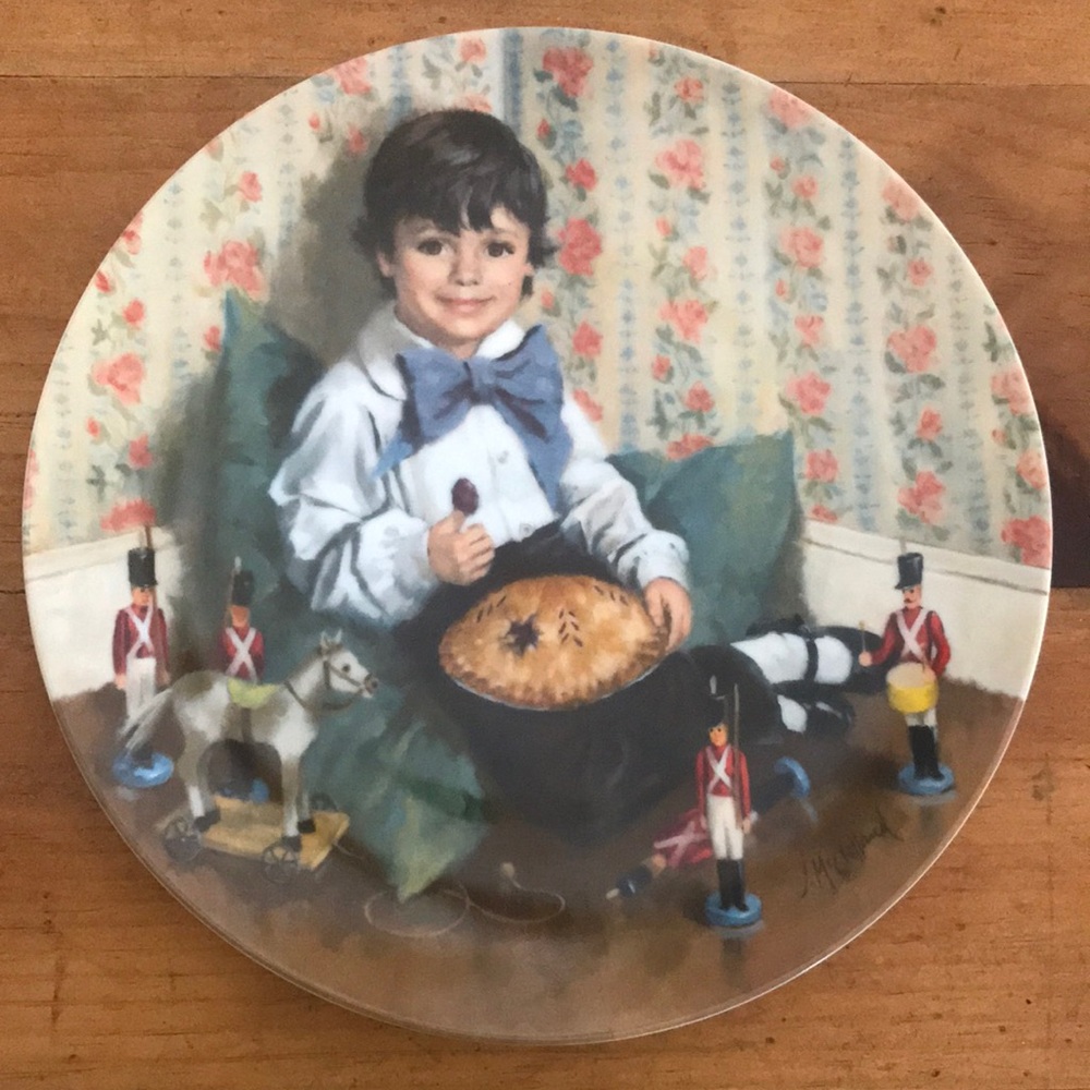 “Little Jack Horner” Mother Goose Collector Plate